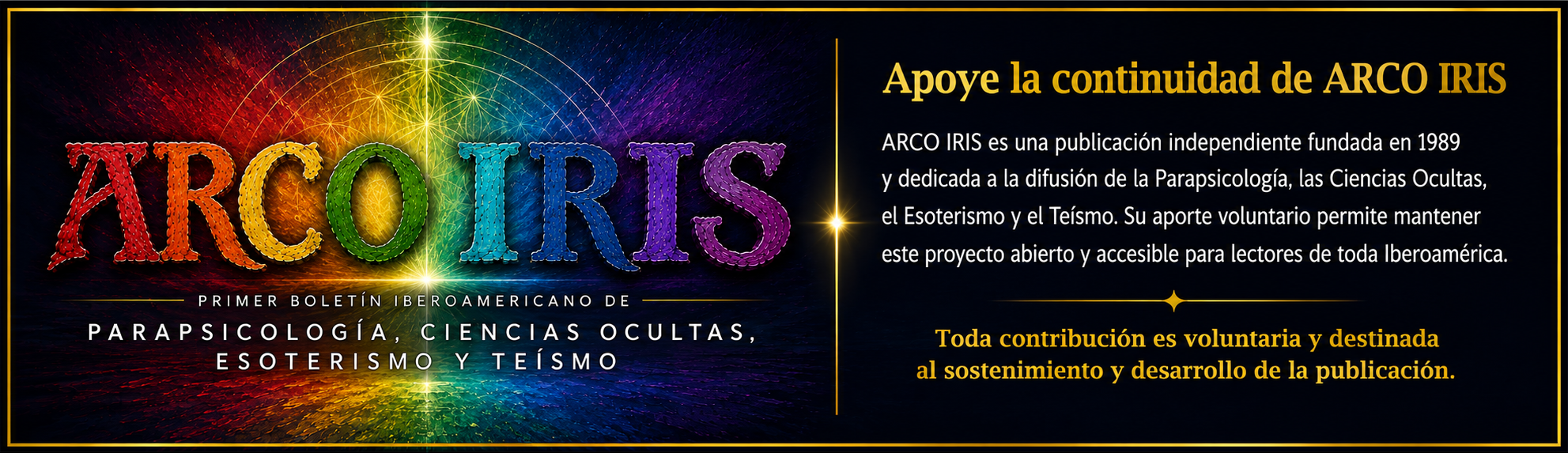 Primer Boletín Iberoamericano ARCO IRIS